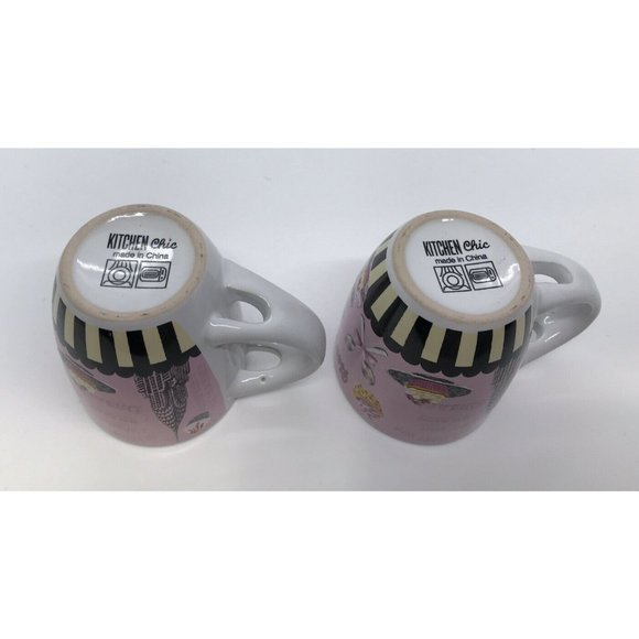 2 Kitchen Chic Coffee Mini Mugs NYC Espresso Cup Straight out Of Your Dr… - Picture 4 of 11